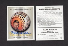#21 ROBERTO CLEMENTE, Pirates~1999 Sheldon BASEBALL ART ad/promo | ARTIST SIGNED