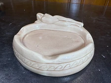 Vtg 1950s Dorothy Kindell Nude Woman Ashtray Pin Dish Reclining Lady