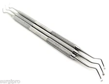 NEW DENTAL EXCAVATOR SET OF 3 RESTORATIVE SPOON DOUBLE ENDED PREMIUM INSTRUMENTS