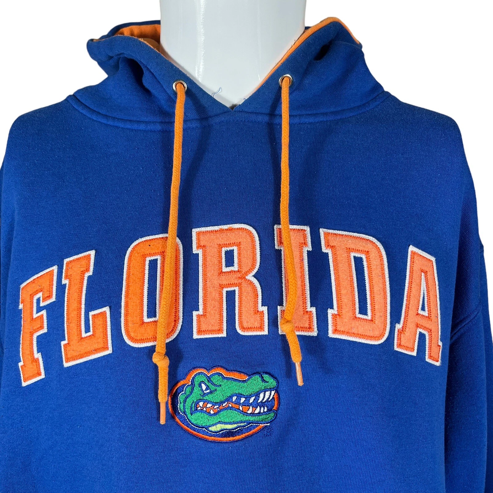 VETEMENTS Felpa con cappuccio pullover blu abbigliamento Florida Gators NCAA Team Edition uomo XL
