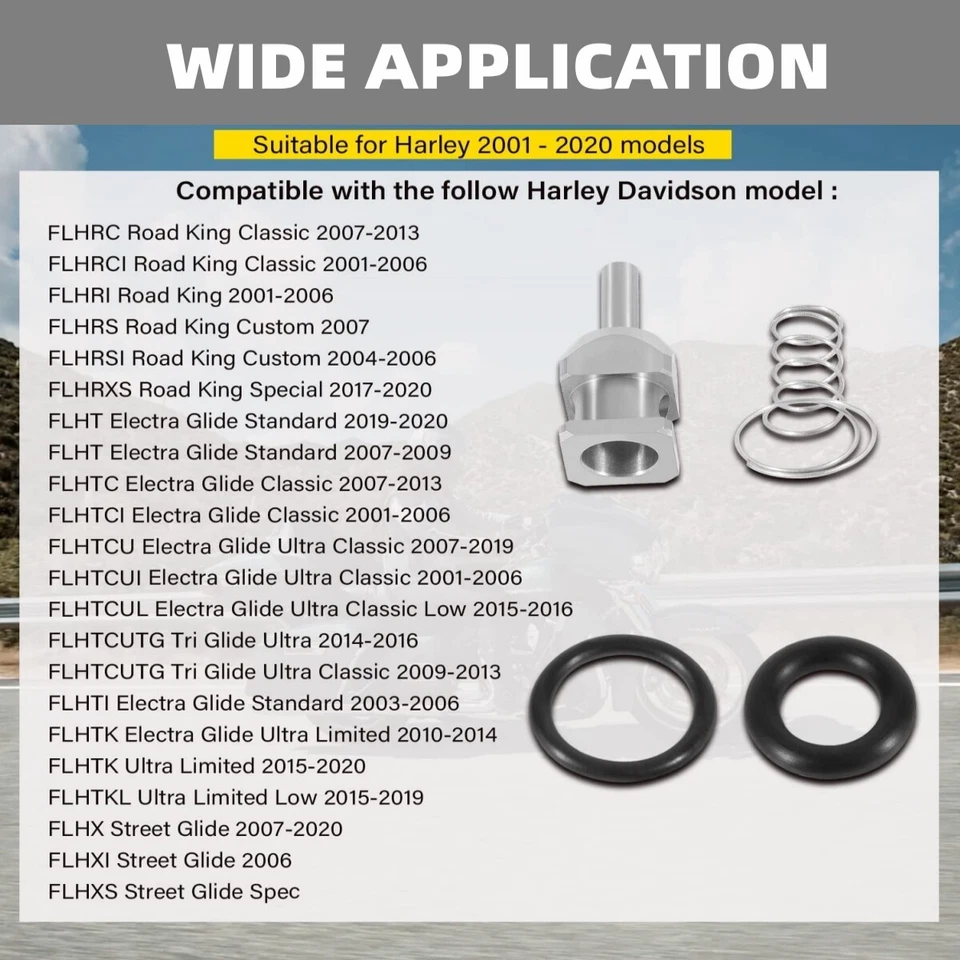 Fuel Tool EFI Check Valve Rebuild Kit MC-300 for Harley Davidson 2001-2022 Foto 2 de 4