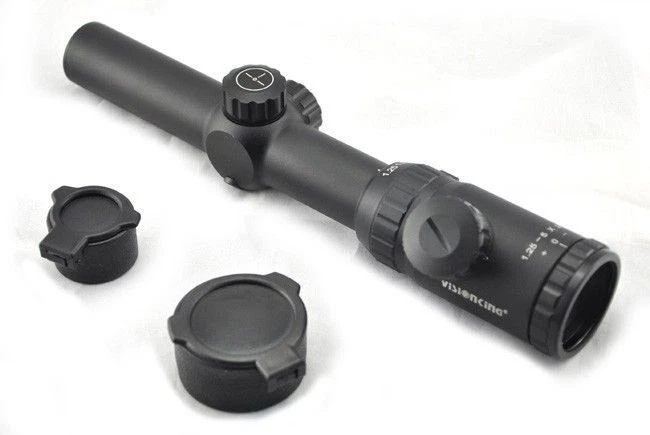 Visionking 1.25-5x26 Rifle Scope Hunting 30 three-pin German1 Reticle 223 & Ring - Image 3 of 4