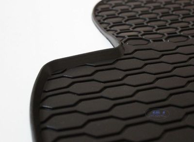 Tapis De Sol Caoutchouc Sur Mesure Pour Fiat Ducato Depuis 2006 – 1 Pièce, Noir, Antidérapant, Fixation D’Origine J&J Automotive