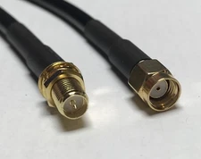 RP-SMA Male to RP-SMA Female RFC195 Extension Coax Cable Pick Length HAMWIFI USA
