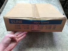 U-Line S-15163 Poly Tubing 2.5” x 1500' 4-Mil Clear - New In Box Dispenser Roll