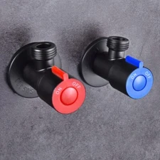 Bathroom Angle Filling Valve Faucet Kitchen Cold Hot Mixer Tap G1/2 Threaded