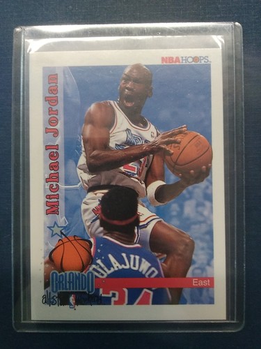 1992-93 NBA Hoops MICHAEL JORDAN # 298-All Star Weekend-Hall Of Fame - Picture 3 of 4
