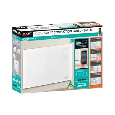 Arlec 2200W Grid Connect Smart Glass Panel Heater/Wall Mount or Free  standing | eBay
