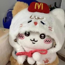 Chiikawa 10cm Cat Stuffed Animal Kigurumi Keychain Plush Toy Used Japan