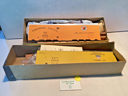 2 kits frigoríficos vintage Athearn escala O Northern Pacific 91256 A.R.T. #3606 | Zustand: Used