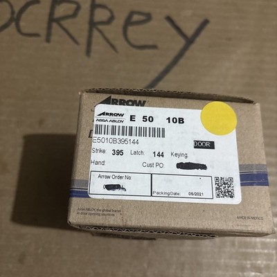 Brand New-Open Box-Arrow E5010B395144 Indicator Thumbturn Deadbolt Lock