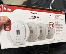 Kidde Compact 4" Battery Powered Smoke Detector w/ Photoelectric Sensor (4-Pack)