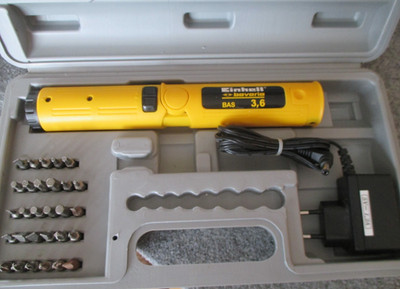 Einhell Bavaria BAS 3,6 Volt  Knick / Stabakkuschrauber 1x Akku  Ladegerät-Box