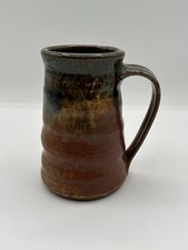 Vtg PEWABIC 1986 Handmade Art Pottery Mug Det...