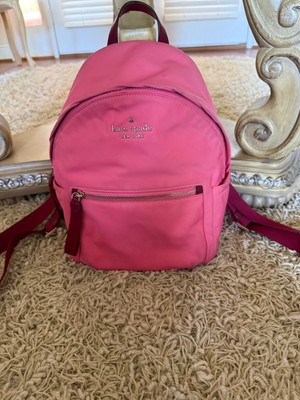 Kate Spade Pink Nylon Chelsea Medium Backpack NWT Kate Spade Chelsea Medium Nylon Backpack Dark Pink Baja  main image 2