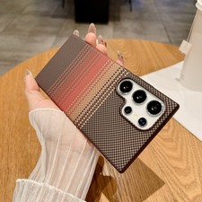 Shockproof Hard Carbon Fiber Pattern Magnetic Case For Samsung S24 S25 S26 Ultra