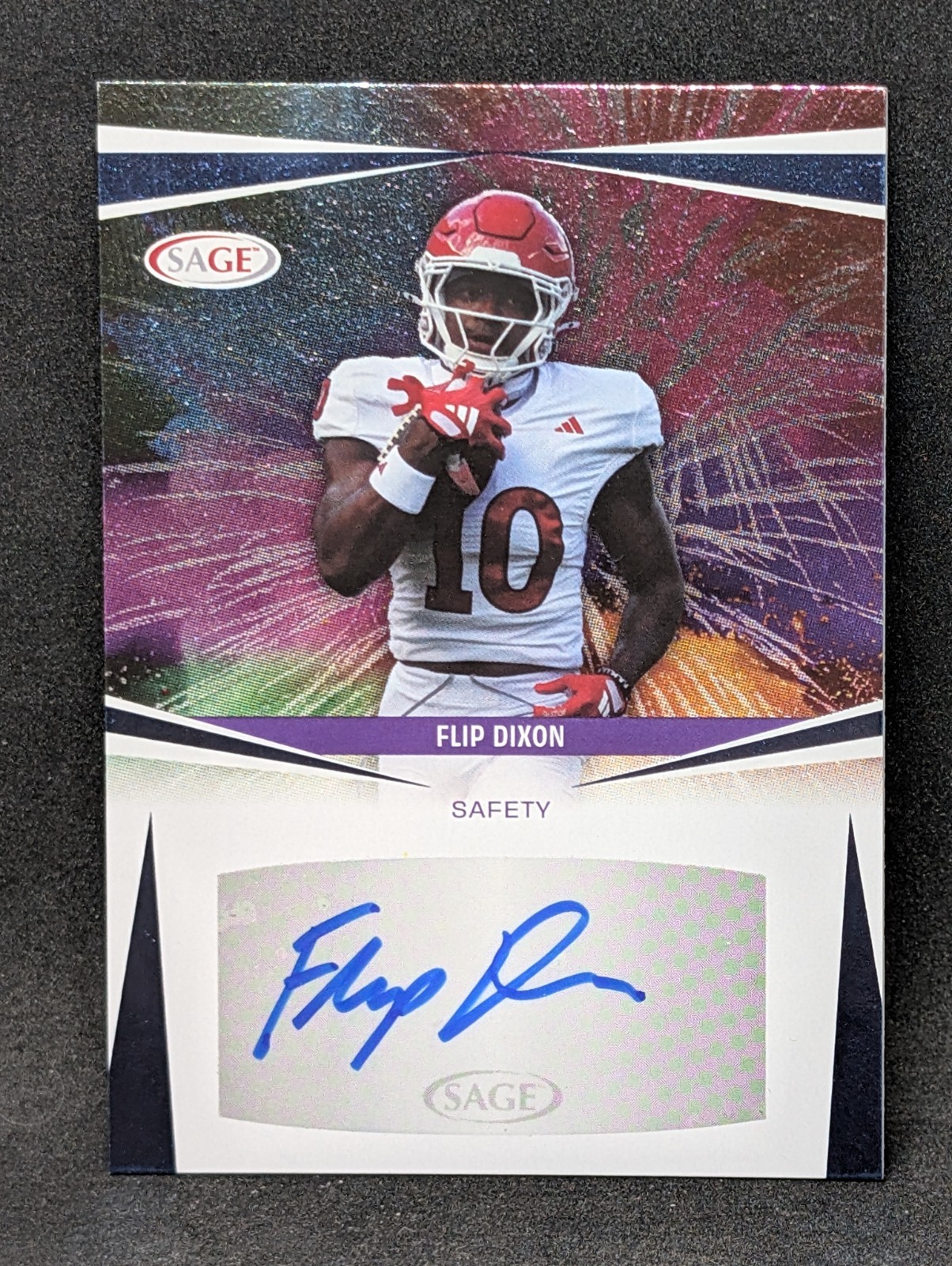 #A-FD 2025 Sage Autograph Flip Dixon Auto Rutgers University 