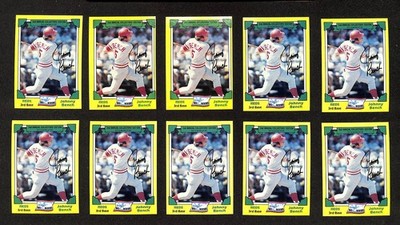 1982 Topps Drakes #3 Johnny Bench Reds  10ct Baseball Card Lot   3602A