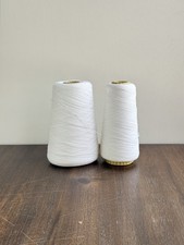 500g Lot 100 Extrafine Merino Wool Yarn 2/30NM Paper White