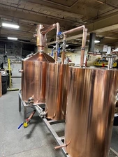 250 Gallon Still Copper Alcohol Still-16 Gage Tig Welded Copper