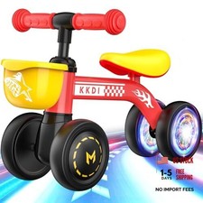 Baby Balance Bike Ride on Toys for 1 2 Year Old, Toddler Bike, First Racing-Red