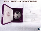 NobleSpirit GEM BU 1986 S American SILVER Eagle PROOF 1oz .999 w Box & CoA