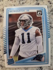 2025 Donruss Optic White Nic Scourton Rated Rookie #270