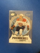 23-23 Upper Deck Ice Premieres /799 Lucas Condotta #186