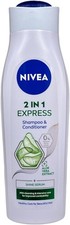 Nivea 2-in-1 Care Express Mild Shampoo and Conditioner (250 ml), Intensive Nour