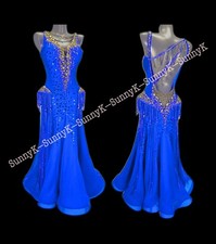 Handmade Dance Dress/Standard Ballroom Competition smooth Waltz Tango Costume