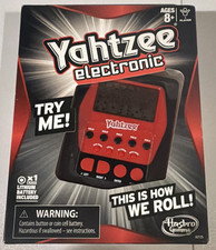 Hasbro Yahtzee Electronic Handheld Game A2125 2012 Ages 8-12 Yahtzee Family HTF