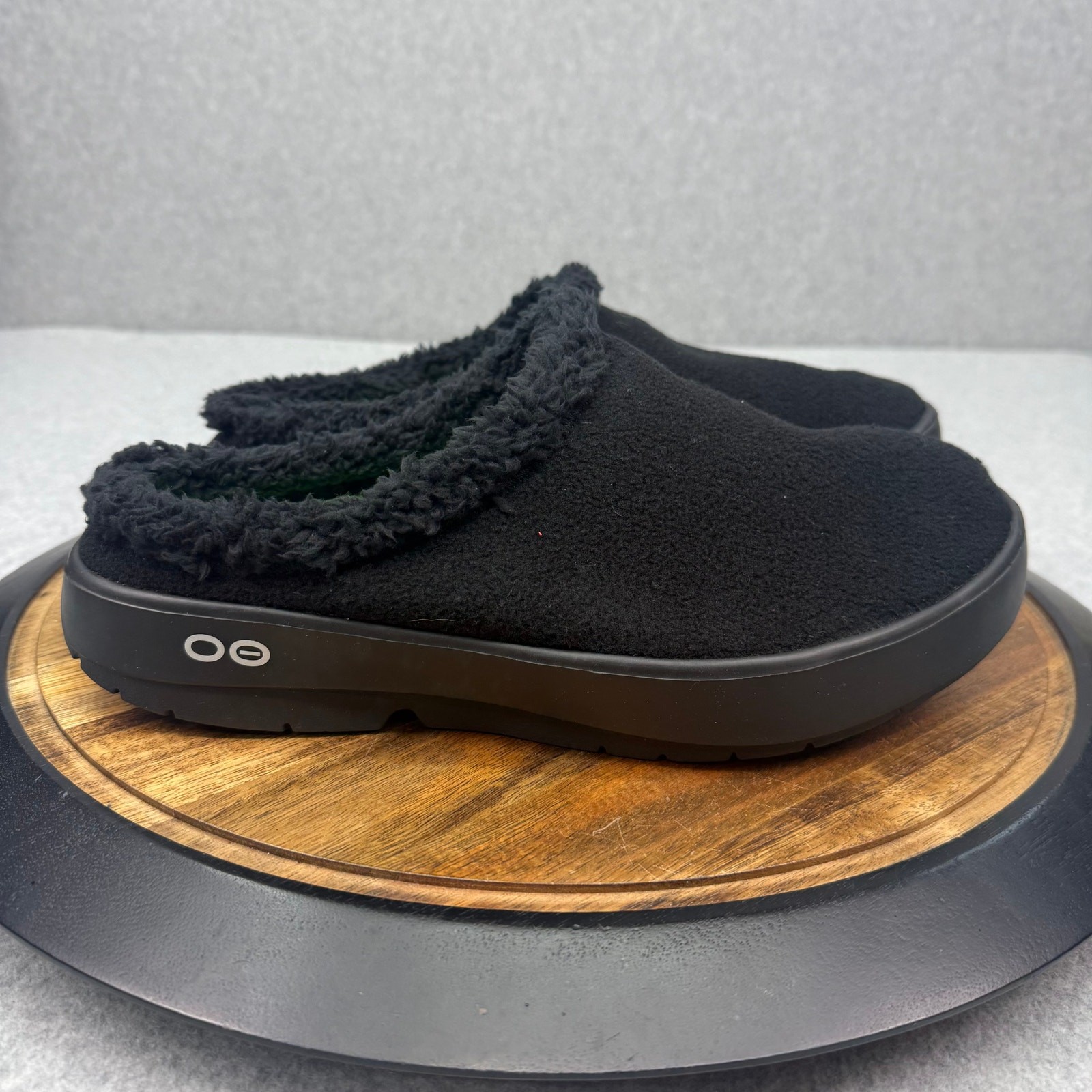 Men's 12 Black Slip On Warm Recovery Shoes
