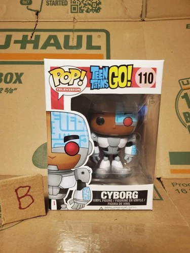 Funko 2 Pop Lot Teen Titans Go! Cyborg 110 & Robin 107