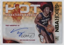 2021-22 NBA Hoops Hot Signatures Rookies Hyper Gold Trey Murphy III Auto 13v5