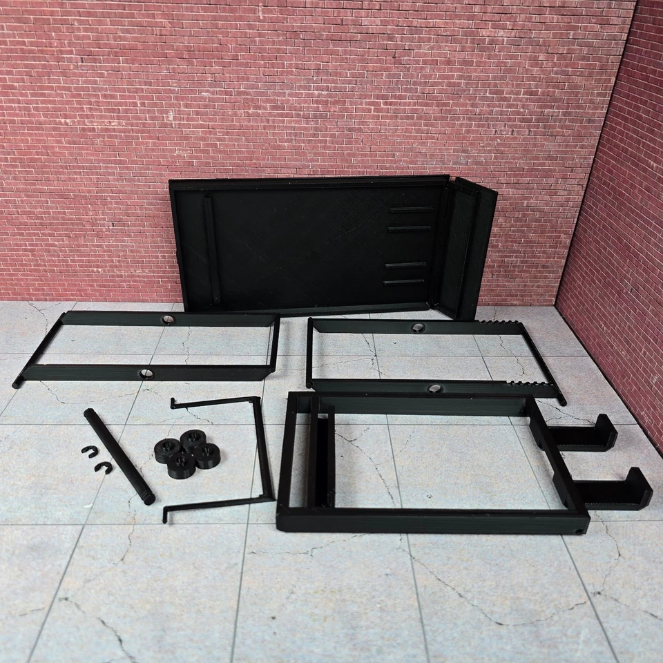 ATV 4-wheeler Service Lift Model 1/12 scale 3d printed Garage Diorama Prop Model - Image 2 of 4