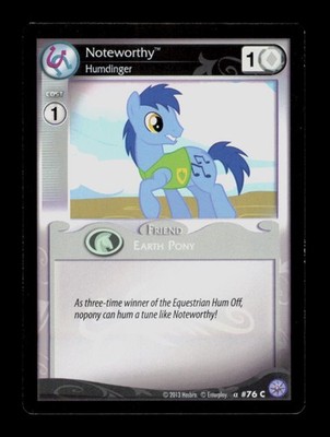 Noteworthy Earth Pony 76 My Little Pony 2013 Trading Card TC