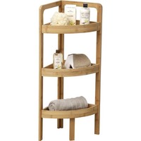 Eckregal Badregal Badezimmerregal 3 Ebenen Eckablage Bad Organizer Deko Modern