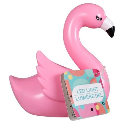 5-inch PINK FLAMINGO LED LIGHT B/O Plastic Luau Summer Party Tabletop Decoration