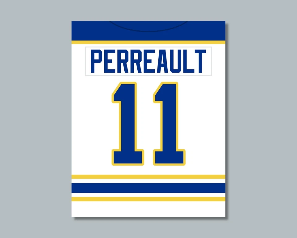 Foto imagen comparable de Gilbert Perreault Buffalo Sabres 8x10 11x14 16x20 JZ Foto 3 de 4