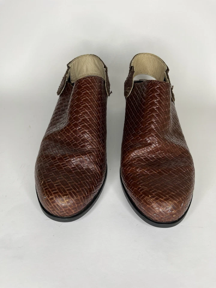 Ariat Ats Shoes Slingback Heels Women Size 7.5B Brown Leather - Image 2 of 4