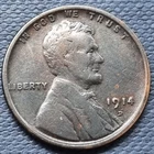 ◢ 1914 D Lincoln Wheat Cent ◣1c VF - XF Dark #97951