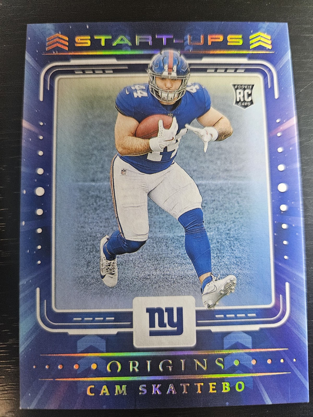 2025 Panini Origins Cam Skattebo Start-Ups Rookie RC New York Giants