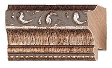 Picture Frame Moulding Wood 18Ft Bundle - Traditional Antique Silver Finish -