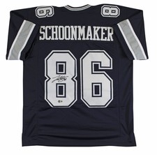 Luke Schoonmaker Authentic Signed Navy Pro Style Jersey BAS Witnessed
