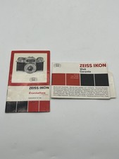 Zeiss Ikon Contaflex Manual