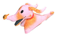 Disney Nightmare Before Christmas Plush ZERO Dog w/Polkadots 7" NEW NO TAG