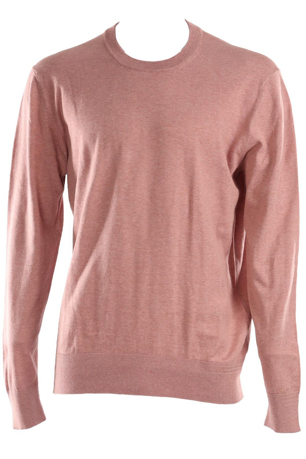 RICHARD JAMES PINK MEN'S COTTON SWEATER LARGE