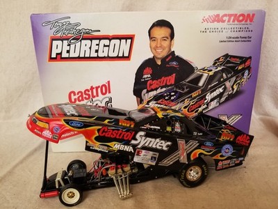 2001 Action Tony Pedregon Castrol Syntec KISS Mustang Funny Car 1/24  Open Box