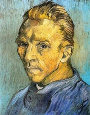 Vincent van Gogh Self Portrait without Beard Giclee Print on Canvas 8x10 Art