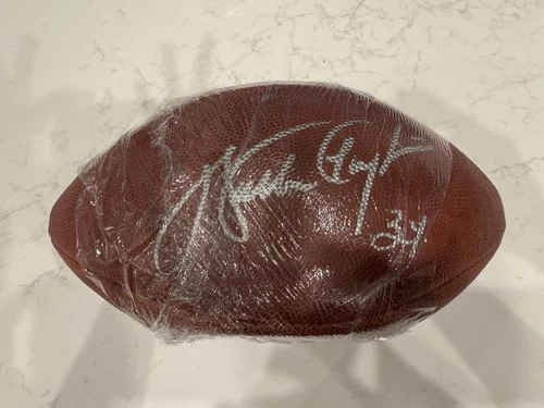 Walter Payton #34 Autographed Football JSA Certified